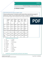 Homework Irregular Verbs