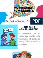 Comunicación Oral y Escrita Dr. Javier