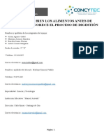 El Masticar Bien Los Alimentos Antes de Digerirlos Favorece El Proceso de Digestión