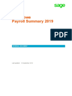 Zimbabwe Payroll Summary 2019