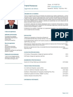 Resume - Spanish - CV - Frank Panocca