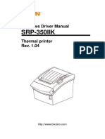 Manual SRP-350IIK Windows Driver English Rev 1 04