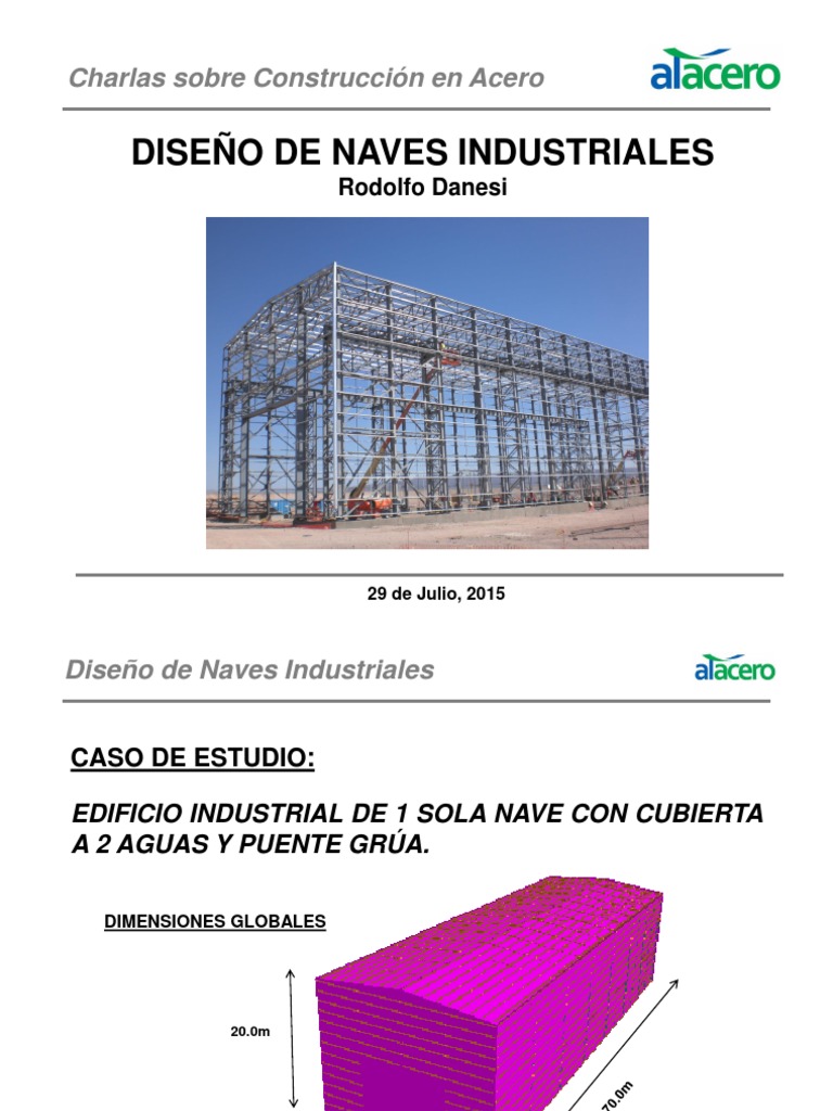 Diseño y Elementos de Naves Industriales | PDF | Columna | Elementos ...
