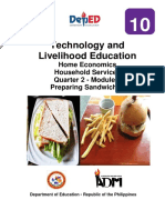 TLE10 - Householdservices - Q2 - Ver4 - Mod4 - Preparingsandwiches - v4 (11 Pages)
