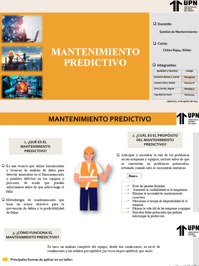 Mantenimiento Predictivo Pdf