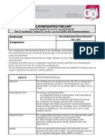 Instructiefiche Compressor