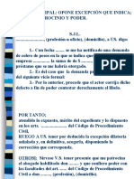 (3B) Escrito Opone Excepción Juicio Ejecutivo