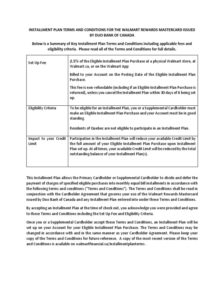 WMRMC Installment Plan TC Final Sep 16 Update FINAL PDF Credit Card 