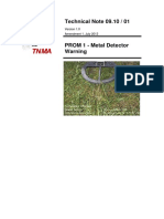 PROM 1 - Metal Detector Warning