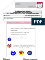 Instructiefiche Hydraulische Pers 2