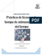 Act. 1 Práctica de Técnicas de Administración de Tiempo