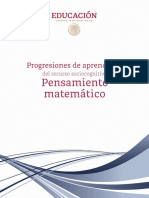 Progresiones de Aprendizaje - Pensamiento MatemÃ¡tico 2