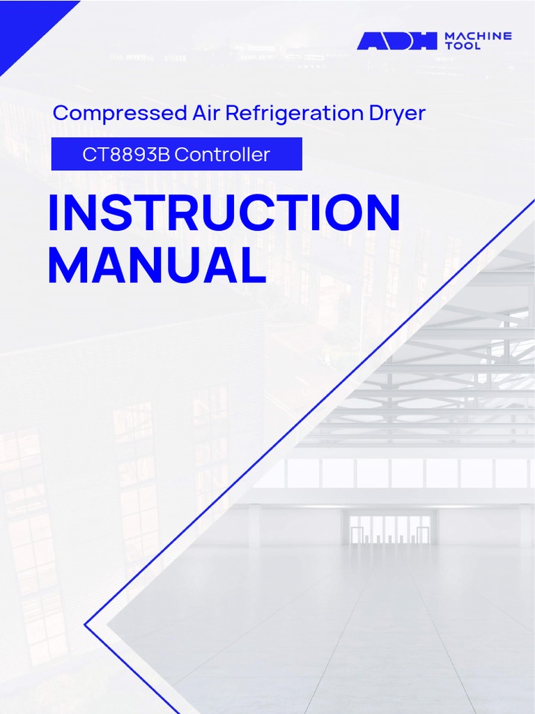 Compressed Air Dryer Operation Manual | PDF | Valve | Clothes Dryer