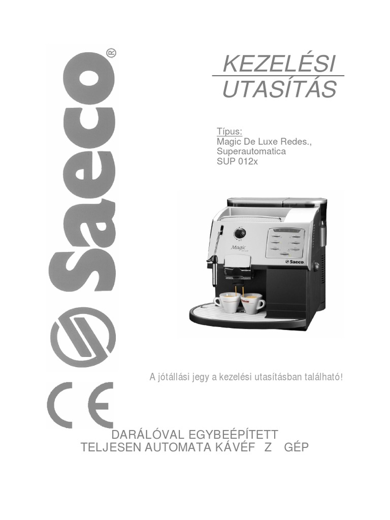 Saeco MagicDeLuxe (HUN) PDF