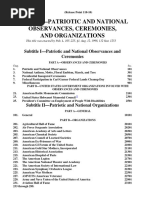 Title 36 - Patriotic and National Observances, Ceremonies, and Organizations