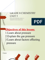 GRADE 8 CHEMISTRY Explaining Pressure