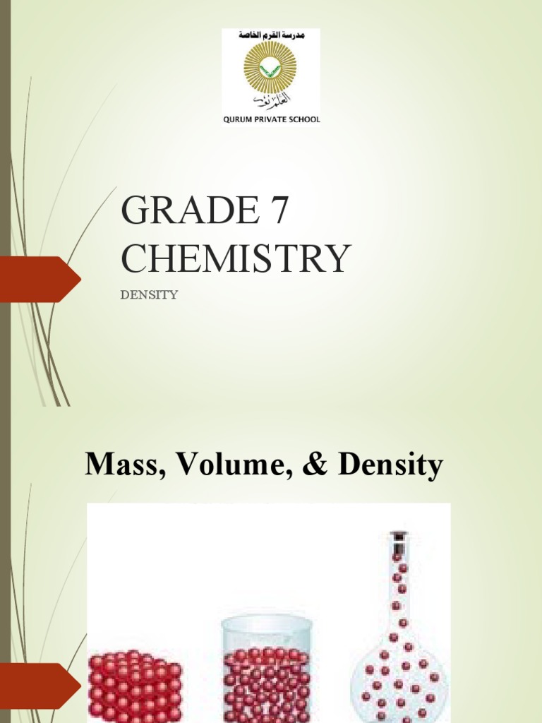 Density Pdf Density Volume