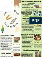 Green Abstract Vegan Food Promotion Bifold Brochure
