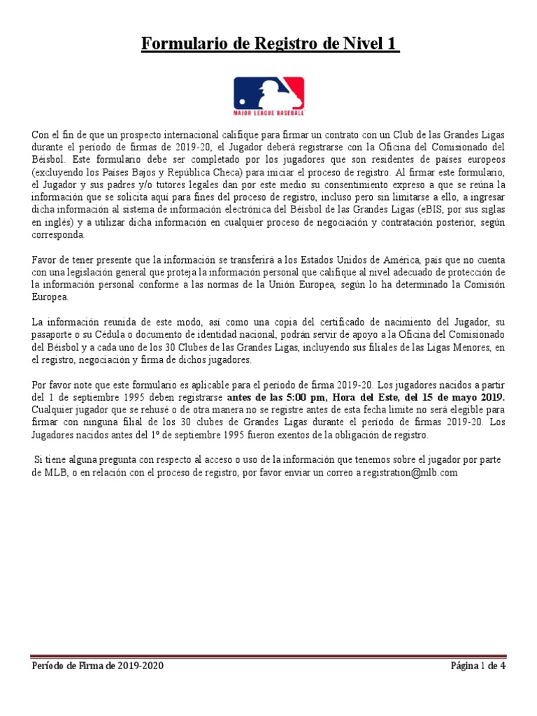 mlb-registration-form-spanish-mlb-pdf-liga-mayor-de-b-isbol