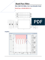 Band Pass Rejection Filter