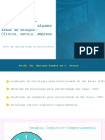 TCC e Algumas Áreas de Atuação Clínica, Escola, Empresa