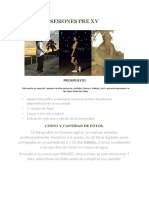 Presupuesto Sesiones Pre XV PDF