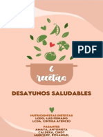 Recetario 6 Desayunos Saludables