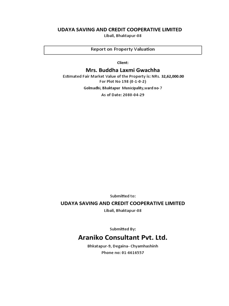 Buddha laxmi gwachha pdf area real estate appraisal