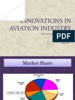 Innovations in Aviation Industry: Submitted By: Abhishek Ranvijay Sauvik