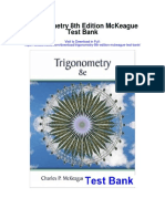 Trigonometry 8th Edition Mckeague Test Bank