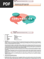 Programación de Comunicación 4to Año