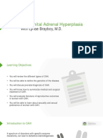 Slides Congenital Adrenal Hyperplasia