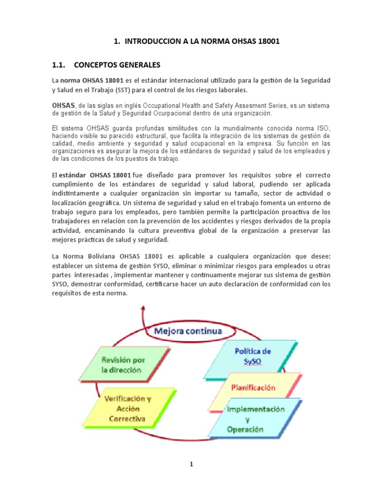 Higiene Y Seguridad Ocupacional Tema 1 2 Pdf Seguridad Y Salud