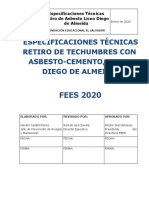 Especificaciones Técnicas Retiro de Asbesto Liceo Diego de Almeida