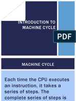 Introduction To Machine Cycle