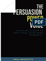 The Persuasion Power Voice