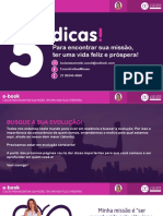 5 DICAS para Encontrar Sua Missão