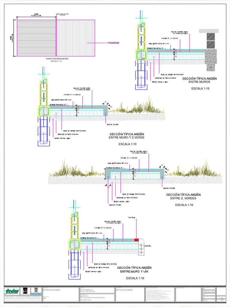 Detalles Constructivos de Andenes | PDF