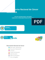 Observatorios Nacional de Cáncer