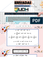 DERIVADAS 3ra Tarea de Matematica