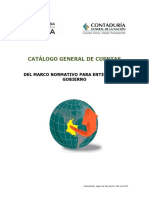 Catalogo Cuentas Entidades Del Gobierno