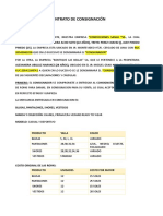 Contrato de Consignación Mercantil