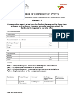 PRO-FAT-0124 Rev02 Notification of Compensation Event