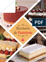 Recetario Pasteleria