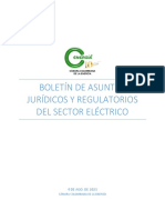 Boletín de Asuntos Jurídicos y Regulatorios Del Sector Eléctrico 030823