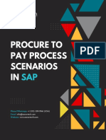 Procure To Pay Process Scenarios in SAP