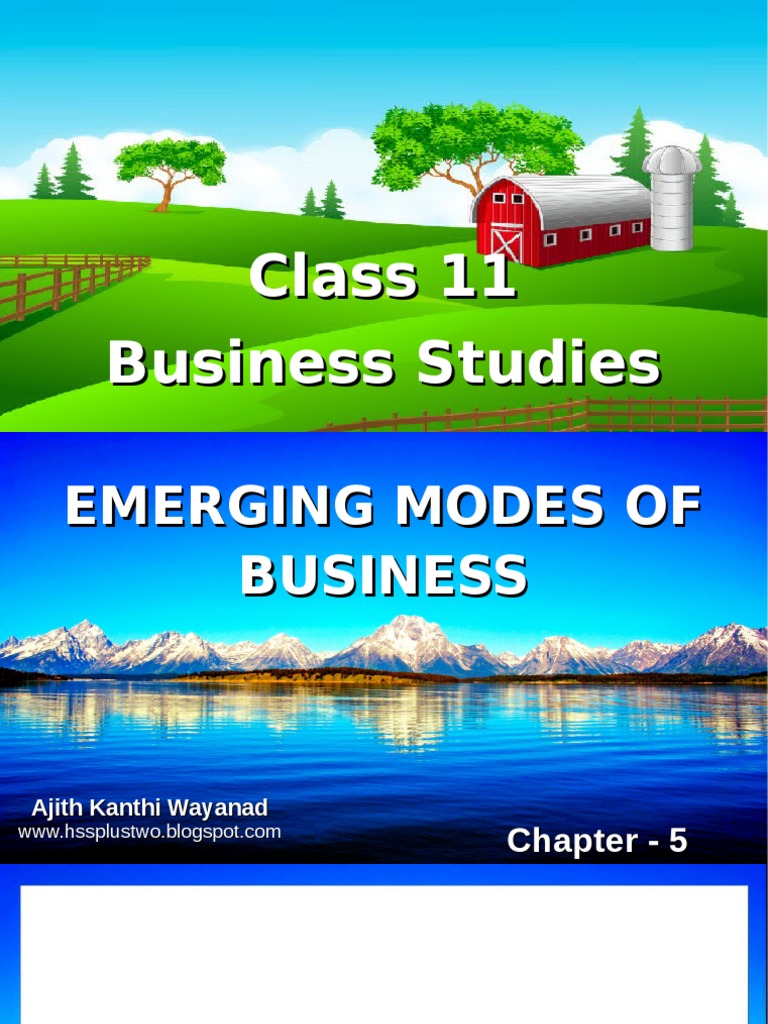 Chapter 5 Emerging Modes - 1.4 | PDF | Outsourcing | Electronic Business