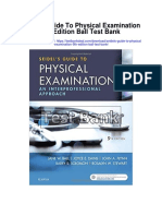 Seidels Guide To Physical Examination 9th Edition Ball Test Bank