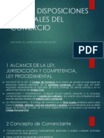 Tema 4 Disposiciones Generales de Comercio 2022