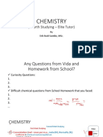 CHEMISTRY Fourth Meeting